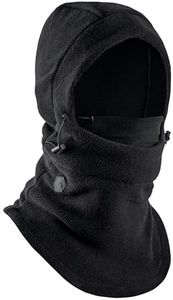 Fleece Balaclava Ski Mask - Winter Face Mask for Men & Women - Face Cover for Extreme Cold Weather Gear Skiing Snowboarding