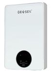 GEESEN 5.5KW 220v Electric Tankless Water Heater, US Plug Small Touch Instant Hot Water Heater, Point of Use for Under Sink with LED Digital Display (White)