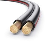 PureLink SP062-010 Speaker Cable 2 x 2.5 mm² (99.9% OFC Full Copper 0.20 mm Wire) Hi-Fi Speaker Cable 10 m Black