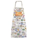 WZMPA Friend TV Show Cooking Apron Friend TV Show Chef Gifts Friend Central Park Adjustable Apron Friend TV Show Merch, Central Park White