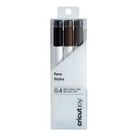 Cricut Joy Fine Point Pens, 0.4 mm (3) Black, Brown, Gray