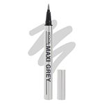 INCOLOR Ic058 Maxi Long Lasting Smudge Proof Sketch Pen Eyeliner For Women, 2Gm (Grey), Matte & Shimmery Finish Type