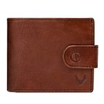 PELLE TORO All-in-One Handmade Mens Wallet, RFID Blocking Wallet with Coin Pocket, Fine Leather Card Wallet for Men with 8 Slots and Zip Section, in Wooden Mens Gift Box, Cocoa Brown Wallet