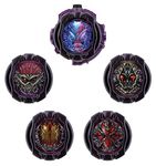 Bandai Kamen Rider Zi-O DX Another Rider Watch Set Build Ex-Aid Fourze Faiz(555) Wizard Ridewatch Set of 5 for Ziku Driver