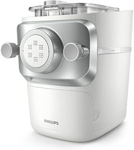 Philips Pasta Machine Series 7000 - ProExtrude Technology, Fully Automatic, Perfect Mixing Technology, White, 6 Moulded Discs (HR2660/00)