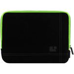 Vangoddy Microsuede Laptop Sleeve for Asus 10.1-Inch Chromebook/E Eee PC/ZenBook Touch/Transformer Book, Black/Green