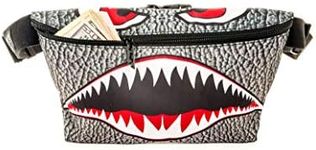 Fydelity Plus Size Fanny Packs for Women – 80s/90s Large Bum Bag – Unisex Crossbody Waist Belt Bag for Travel, Festivals, Sports & Daily Use – Waist Belt Bag for Women | Flying Tiger Shark