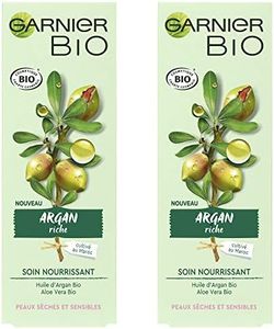 Garnier Garnier Garnier Bio cuidado nourrissant – Argan Riche, Paquete de 2 x 50 ml