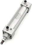 Baomain Pneumatic Air Cylinder SC 32-200 32mm Bore 200mm Stroke Screwed Piston Rod Dual Action (1PCS)