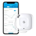 GoveeLife Bluetooth Hygrometer Thermometer, Wireless Thermometer, Mini Humidity Sensor with Notification Alert, Data Storage and Export, 262 Feet Connecting Range