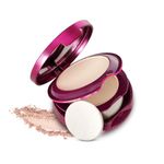 Hilary Rhoda HD High-Definition Pressed Powder | 2 in 1 Compact Powder | Shimmery Finish & Matte Finish | Crafted for Indian Skin | Oil Control Formula | 18g