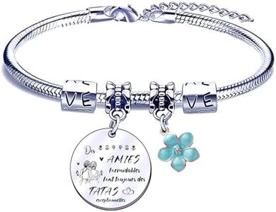 POIUYTRE Cadeau Bracelet Tata Cadeau Anniversaire Tata Cadeau pour Tata Cadeau Tata Original Idee Cadeau Tata Cadeau Noel Tata Cadeau fete des meres Cadeau Bracelet Tante (3)