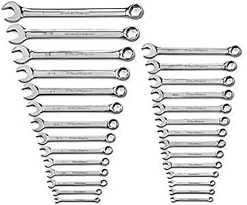 GEARWRENCH 28 Pc. 6 Pt. Combination Wrench Set, SAE/Metric - 81923