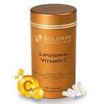 LIPOSOMAL Vitamin C 500mg - High Dose Vitamin C I Encapsulated for Maximum Bioavailability I 100% Non-GMO and Vegan Friendly I Slow Release I Vitamins and Supplements - 60 Vegetarian Capsules