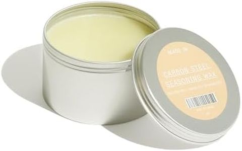 Made In Cookware - Carbon Steel Seasoning Wax (6 Oz) - Crafted in Canada - Rice Bran Wax, Canola Oil and Grapeseed Oil