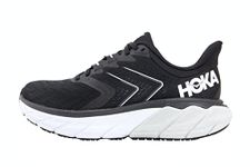 HOKA ONE ONE Men's Clifton 8 Running Shoes, Black/White, 13 UK