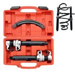 NYXOVA Coil Spring Compressor Tool, Heavy Duty Macpherson Strut Spring Compressor Tool,Ultra-Rugged Strut Spring Compressor Tool with Safety Guard,2200lb Capacity 11in Jaw Opening