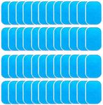 LEKEONE 50 Pcs/25 Packs Pads Abs Trainer Replacement Gel Sheet for Abdominal Muscle Trainer, Accessory for Ab Workout Toning Belt.