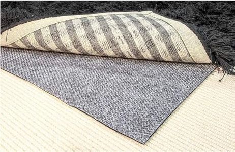 Hold-a-Rug Plush 2' x 4' Nonskid, Nonslip Rug Pad, Reversible Gripper, ¼ Thick, Safe for All Floors and Carpet, Keep Area Rugs Secure