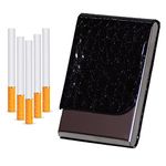 Felstar Stainless Steel King Size Cigarettes Case Holder For Men & Women (Black)