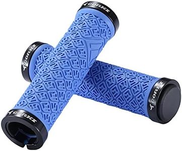 Bynccea Impugnature del Manubrio della Bicicletta,Impugnature Antiscivolo per Mountain Bike con Serratura in Alluminio, Manopole MTB,Manopole Bici Universale Chiusura a 2 Lati