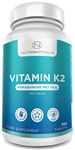 Vitamin K2 MK7 75mcg – 100% Recommended Daily Amount, 365 Tablets 1 Year Supply Vegetarian and Vegan, Menaquinon MK7