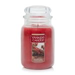 Yankee Candle Scented Candle, Sparkling Cinnamon, Original Large Jar Candle, 110-150 Hours of Burn Time, 22 oz.