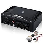 FABTEC Car Android DSP 6 Channel Amplifier 70W RMS x 4 Speakers + 2 x TWEETERS + 1 SUBWOOFER Ultra Slim Mini Sound Booster for Car Android Stereo