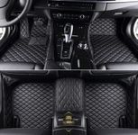 Leather Car Mats (Custom Made) (Bla