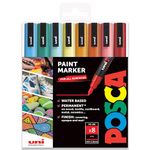 Posca PC-3M Paint Marker Art Pens - 0.9-1.3mm – Summer Tones Set of 8 Pens in Gift Box