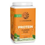 Vegan Organic Protein Powder Plant-based | 5 Superfood Quinoa Chia Seed Soy Free Dairy Free Gluten Free Synthetic Free NON-GMO | Unflavored 30 Servings | Classic Plus by Sunwarrior