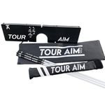 Tour Aim 2.0 Golf Training Aid W/ 3 Alignment Sticks & 5 Swing Plane Features | Improves Aim and Alignment. 5 Different Swing Plane Angles. Portable Indoor/Outdoor Training aid | Light Weight (10 oz)