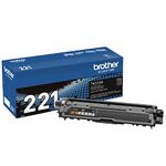 Brother Genuine TN221BK Standard-Yield Mono Laser Black Toner Cartridge