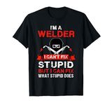 Funny Im A Welder Gift Welding Wedding Supplies for Men Dad T-Shirt