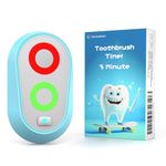 Toothbrushing Timer for Kids 2 to 3 Minutes, Funny Novelty Timer, Gift for Kids Adults, Magnetic Waterproof Timer with Color Lights in Bathroom for Children Training Coach (Blue)