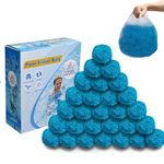 KBJALQ Pool Filter Balls,Filter Balls for Sand Filter,Blue Reusable Eco-Friendly Sand Filter Balls Equals Pool Filter Sand (1.5, Pounds)