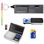 Diamond Tester,Jewelry Diamond Tester Pen+200g/0.01g Mini Jewelry Scale＋60X Mini LED Magnifying, Professional Diamond Selector for Novice and Expert,Thermal Conductivity Meter(Diamond Tester +)