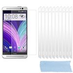cadorabo - 10 x Screen Protector Crystal Clear HQ for > HTC ONE M8 (2nd Generation) < high clear - Transparent