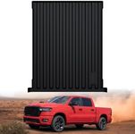 LASFIT 5FT7 Truck Bed Mat for Ram 1500 2009-2025 & RAM 1500 Classic 2019-2024 Short Bed with Rambox (5.7 FT / 67.4inches), All Weather Custom Fit Truck Cargo Bed Liner, Black
