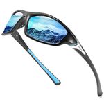 Perfectmiaoxuan Polarized sunglasses for men/women;HD pilot lenses light frame; Golf/driving/fishing/travel Eyewear