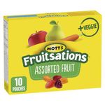 Mott's Naturally Flavoured Fruit Flavoured Snacks, No Artificial Colours, Pack of 10 Pouches