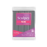 Sculpey Premo™ Polymer Oven-Bake Clay, Slate Gray, Non Toxic, 2 oz. bar, Great for jewelry making, holiday, DIY, mixed media and home décor projects. Premium clay perfect for clayers and artists.