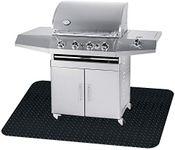 Fasmov 48 x 36 inches Grill Mat Grill and Garage Protective Mat, Protects Decks and Patios from Grease Splashes, PVC Flame Retardant Material