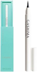 GASHIMA Liquid Eyeliner, Product of Japan, Black, Unique Waterproof Formula, Quick Dry, 24 Hours Long-Lasting, 0.1mm Brush Tip, Ultra Fine Line