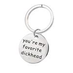 ShiQiao Spl Boyfriend Birthday Gifts for Him Funny Keyring for Men Gag Gifts for Husband Christmas Gifts for Boyfriend Keychain