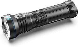 WUBEN A9 12000 High Lumens Flashlight 1378ft Beam Distance 552 Hours Long Runtime Type-C Rechargeable 10200mAh Battery Included Multiple Modes IP68 Waterproof Rechargeable Flash Light