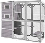 Outdoor Cat House Catio with 4 Tier