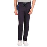 Van Heusen Men Athleisure Smart Tech Regular Fit Trackpants - Easy Stain Release, Anti Stat, Ultra Soft_50043_Graphite_XL