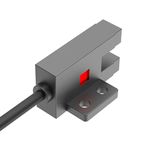 BOJKEON 677WR Photoelectric Sensors,5mm Slot photomicrosensors with Two outputs,Cord Length 7M,Infrared LED Light Source,L-ON/D-ON Selectable