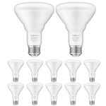 SHINESTAR 12-Pack BR30 LED Bulb, 65W Equivalent, Recessed Light Bulbs, 5000K Daylight White, Dimmable, 650LM, E26 Base